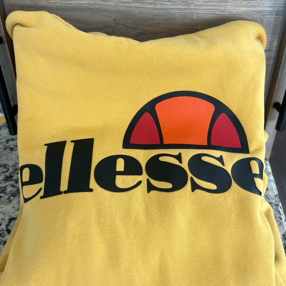 Ellesse Yellow Hoodie with Logo - Picture 2 of 6